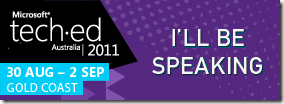 TechEd 2011 NZ & AU